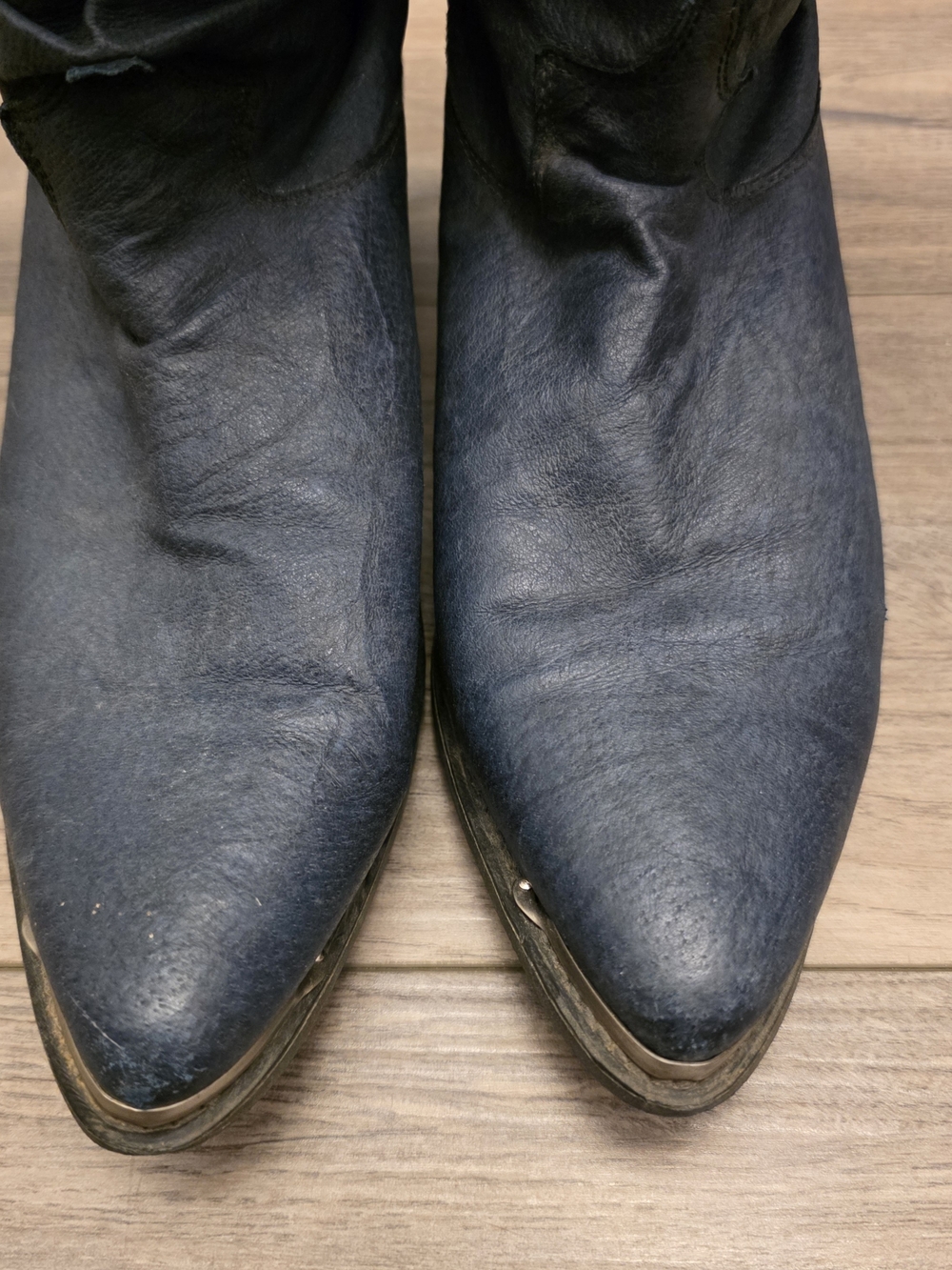 Vtg 80s Dingo Western Boots Womens Leather Slouch Cowboy Boots Size 10 - Picture 8 of 14
